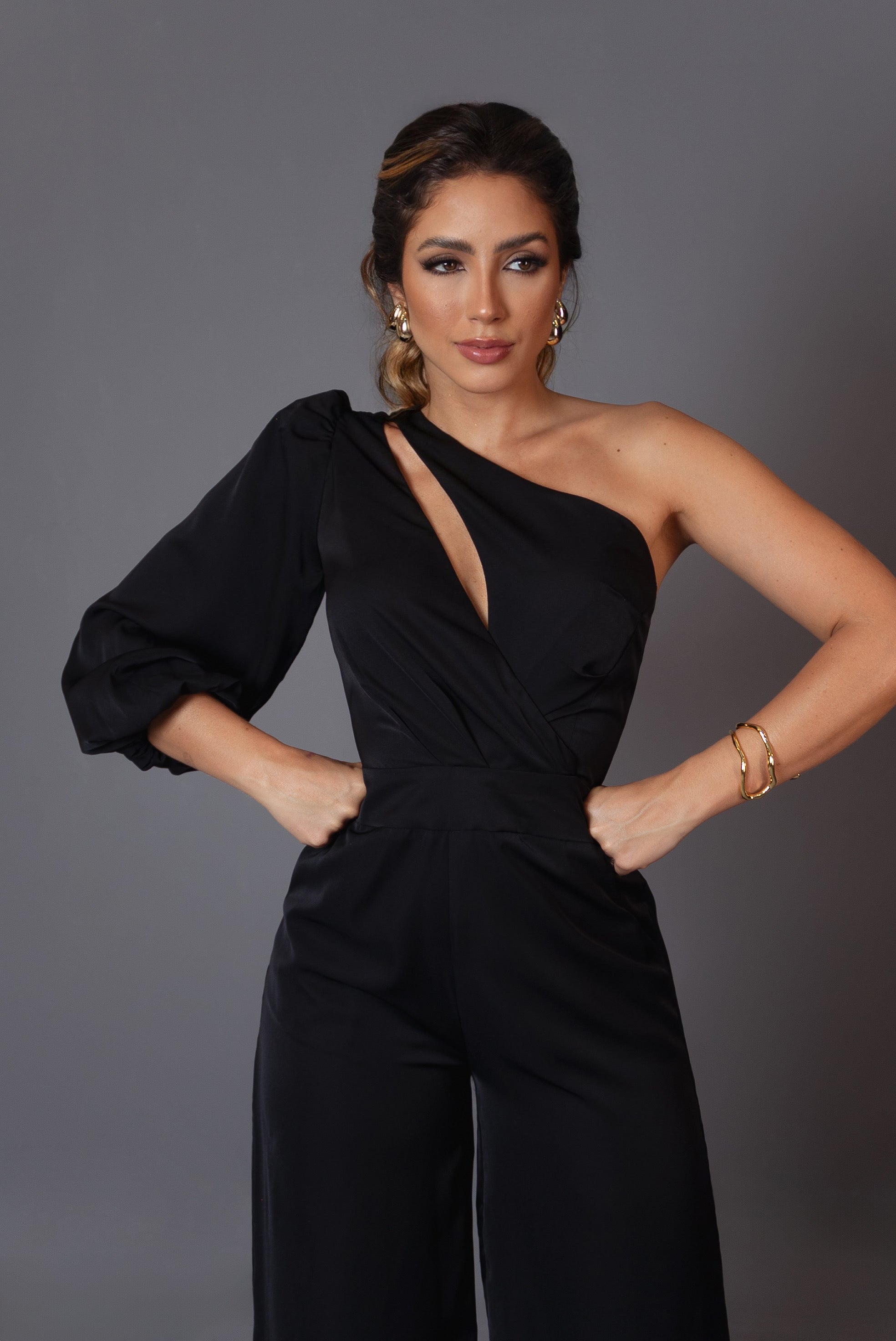 One Sleeve Jumpsuit