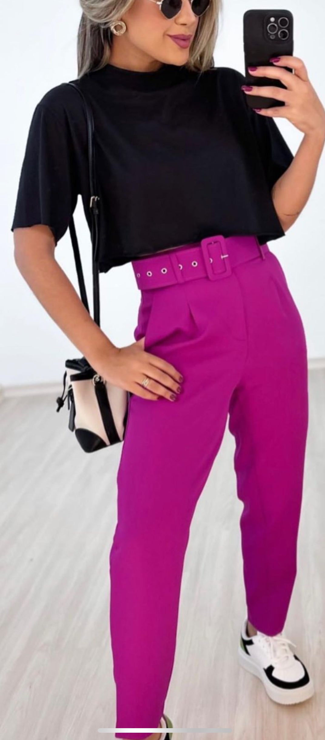 Tailored Pants with Belt