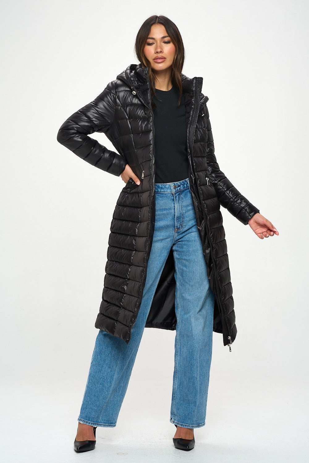 Black Puffer Coat