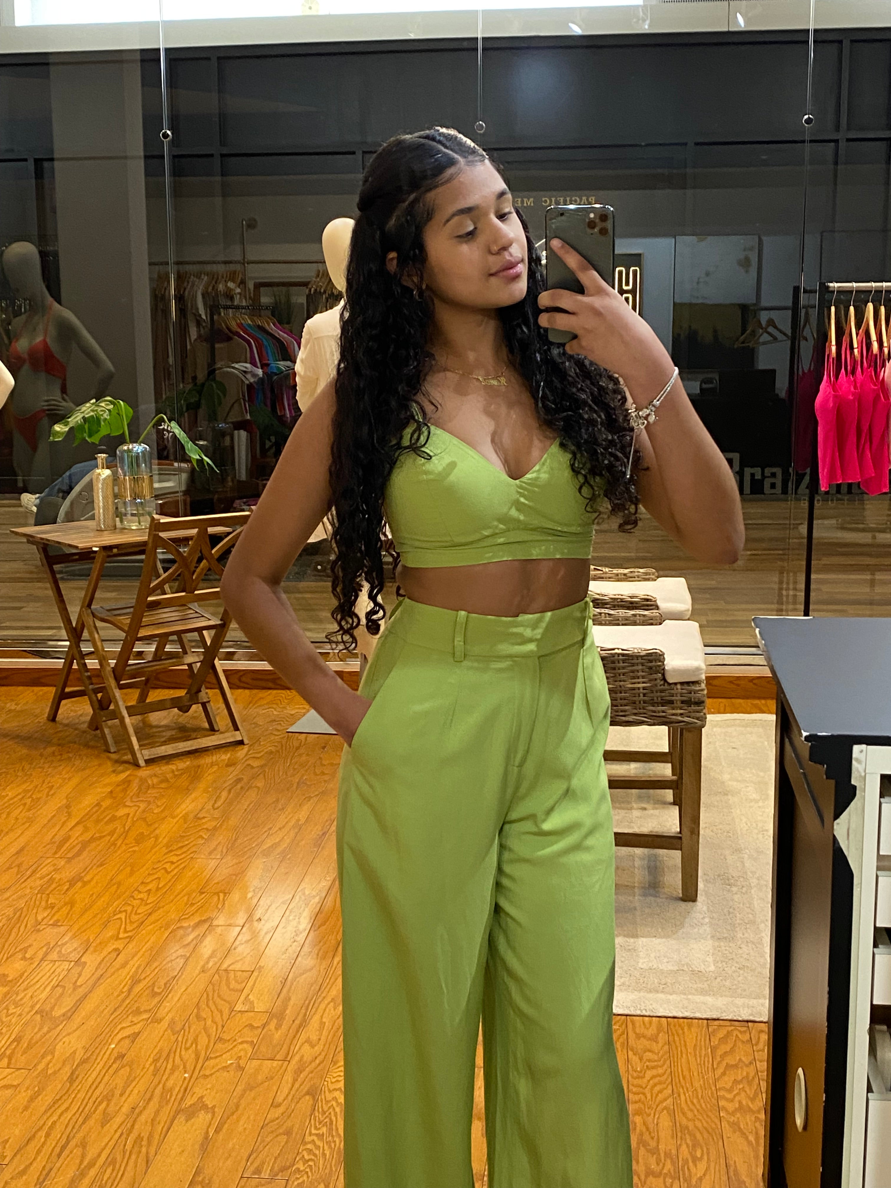 2 Piece Set Cropped and Pants