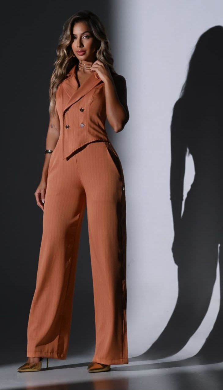 Pinstripe Jumpsuit