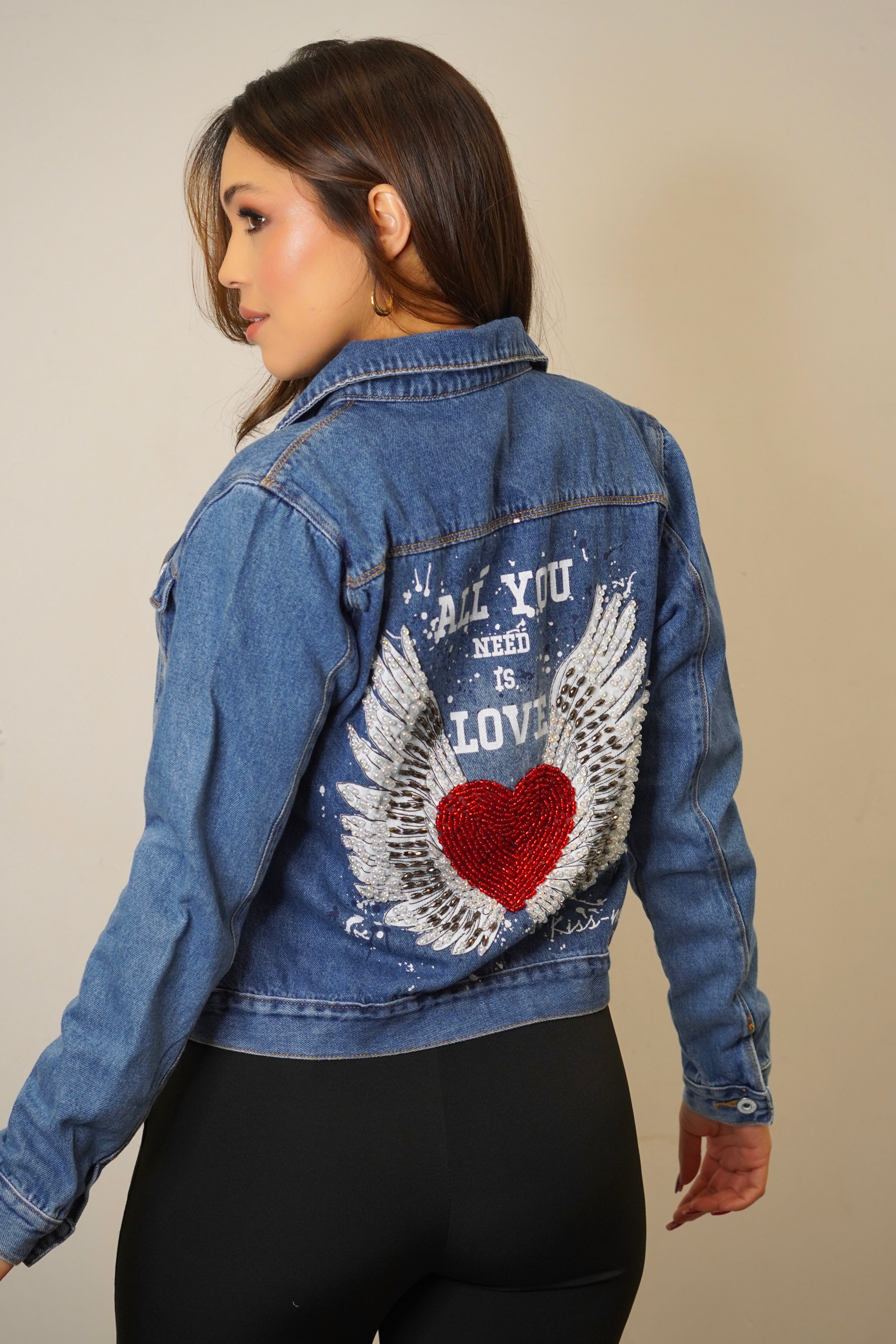 Red heart jacket