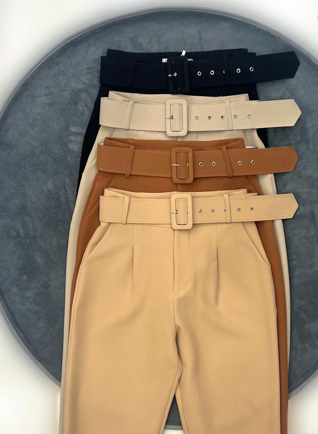 Tailored Pants with Belt