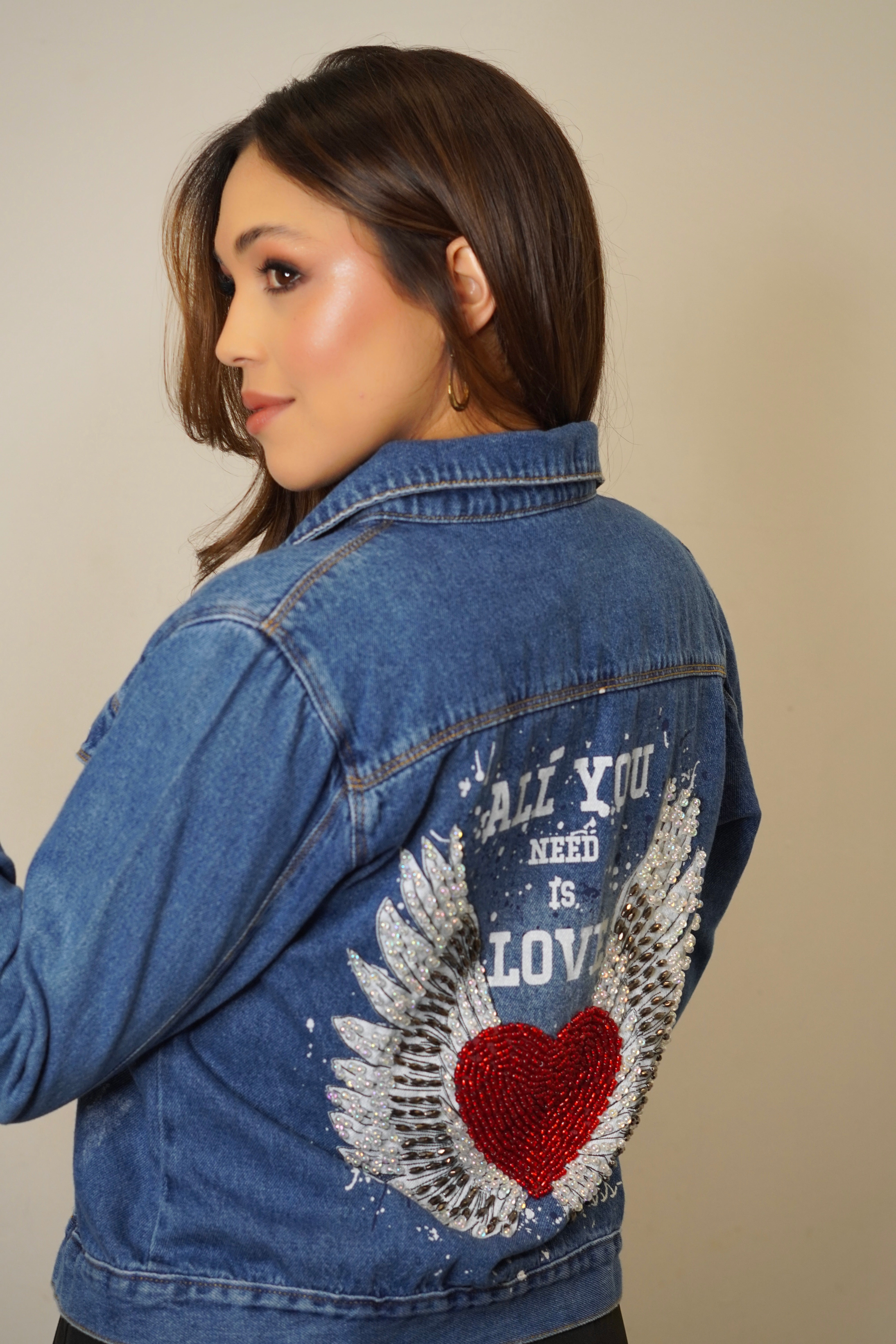 Red heart jacket