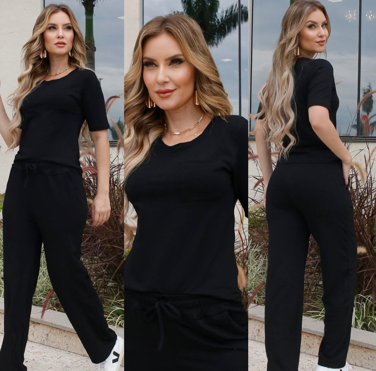 2 Piece Set Pantalone Pants and Sweatshirt