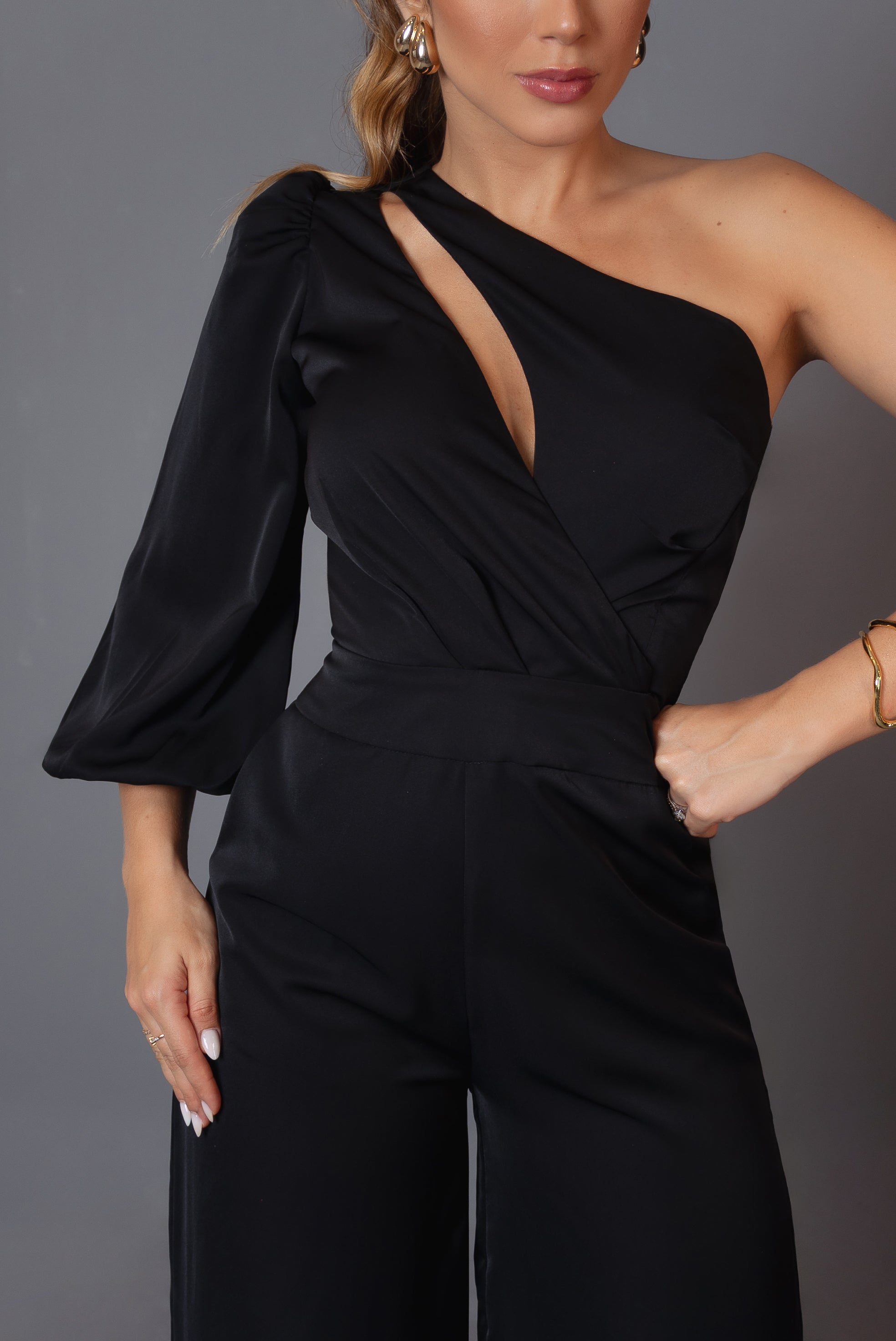 One Sleeve Jumpsuit